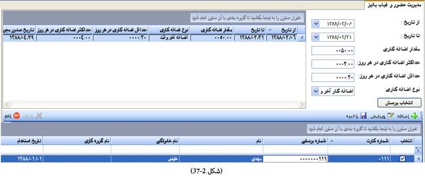 صدور مجوز اضافه کاری نرم افزار حضور و غیاب پالیزافزار