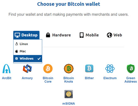کیف پول بیت کوین بر روی سیستم کیف پول بیت کوین بر روی سیستم