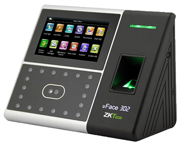 ZK UFace302 face and fingerprint time attendance system