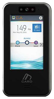 AC1100 card time attendance and access control system