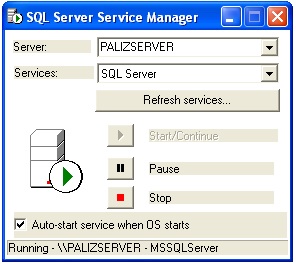 SQL Server Service Manager
