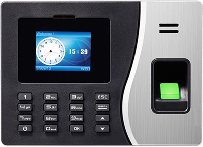 منوی دستگاه حضور و غیاب TFinger 501