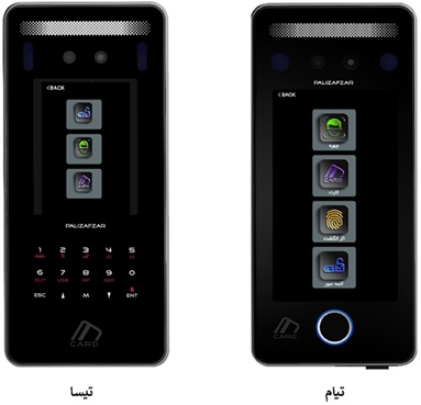 منوی انتخاب نوع شناسایی کاربر